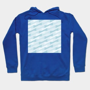 Tiles background in shades of blue with texture of overlapping cubes seen in perspective Hoodie